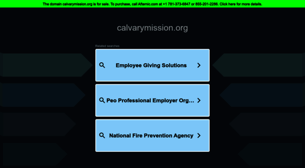 calvarymission.org