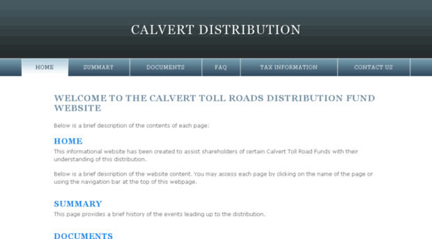 calvertdistribution.com