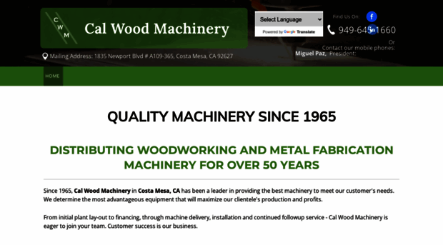 calwoodmachinery.com