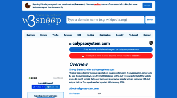 calypsosystem.com.w3snoop.com