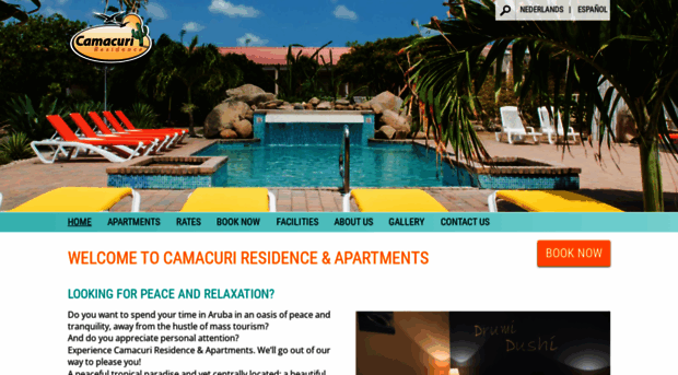 camacuriapartmentsaruba.com