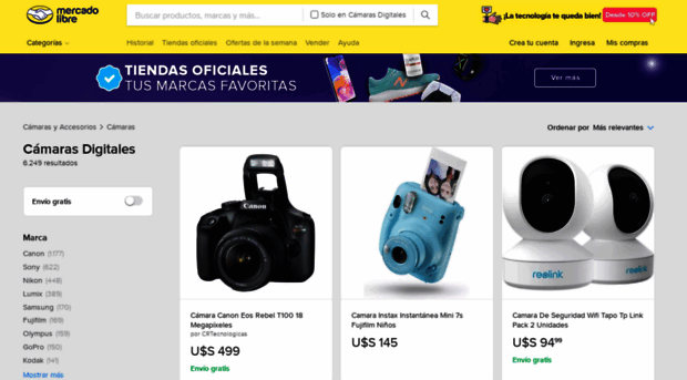 camaras-digitales.mercadolibre.com.ve