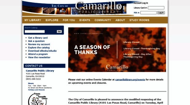 camarillolibrary.org