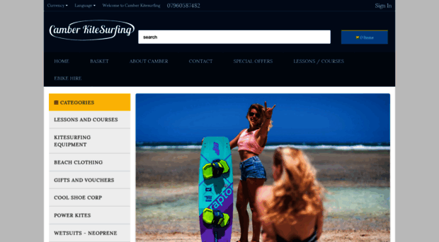 camberkitesurfing.com