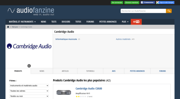 cambridge-audio.audiofanzine.com