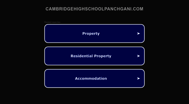 cambridgehighschoolpanchgani.com
