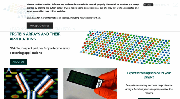 cambridgeproteinarrays.com