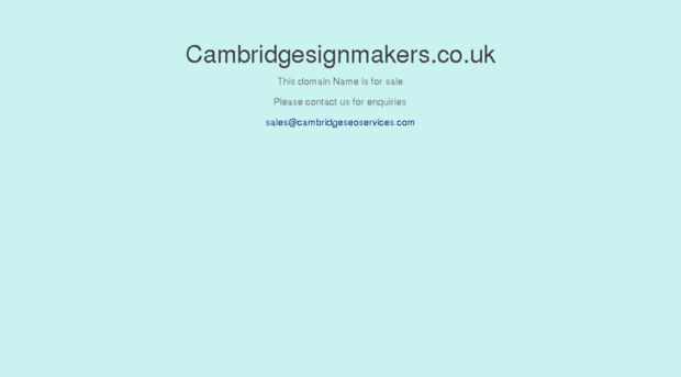 cambridgesignmakers.co.uk