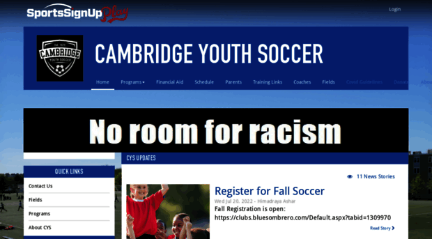 cambridgeyouthsoccer.org