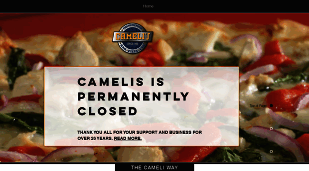 camelispizza.com