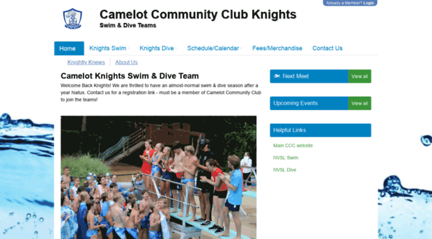 camelotknights.swimtopia.com