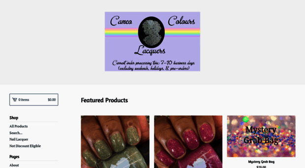 cameocolourslacquers.com