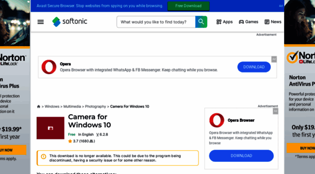 camera-windows-10.en.softonic.com