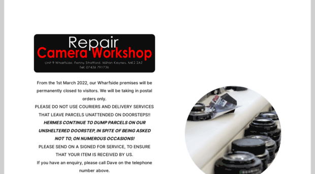 camerarepairworkshop.co.uk