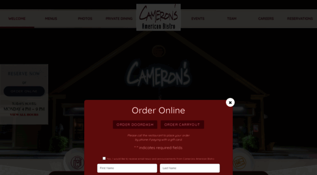 cameronsamericanbistro.com