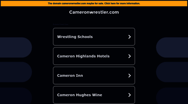 cameronwrestler.com