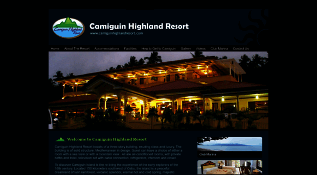 camiguinhighlandresort.com