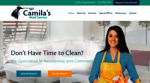 camilascleaningservices.com