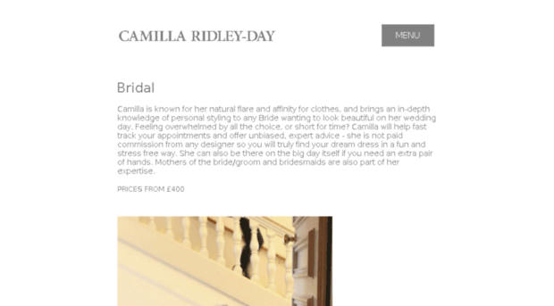 camillaridleydaybridal.com