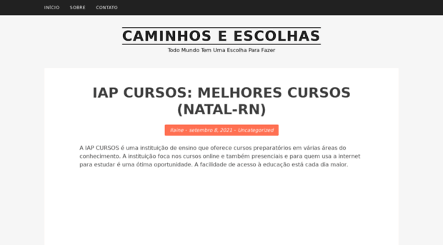 caminhoseescolhas.com.br