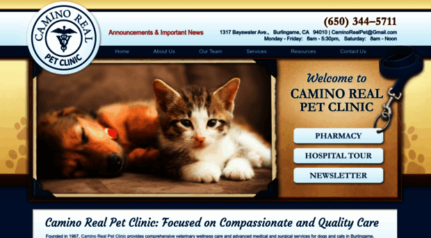 caminorealpetclinic.com