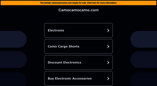 camocamocamo.com