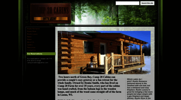 camp20cabins.com