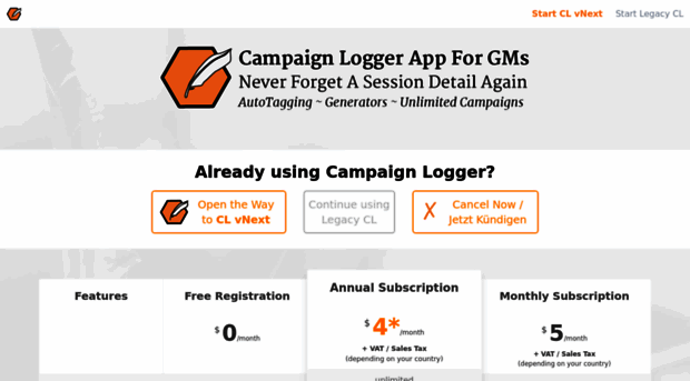 campaign-logger.com