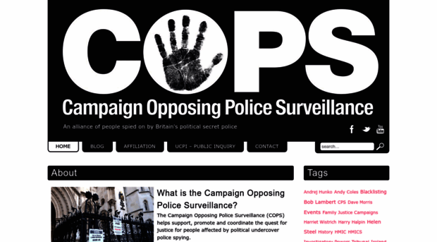 campaignopposingpolicesurveillance.com