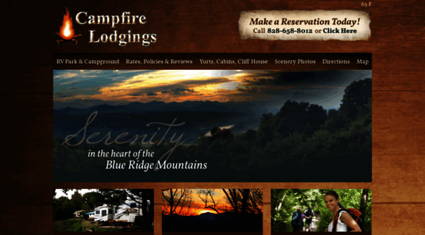 campfirelodgings.com