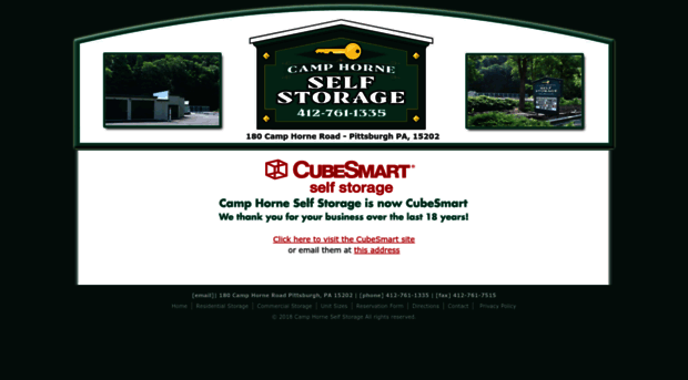 camphorneselfstorage.com