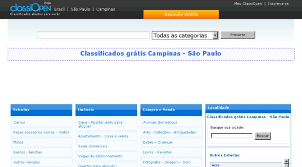 campinas.classiopen.com.br