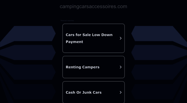 campingcarsaccessoires.com