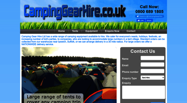 campinggearhire.co.uk