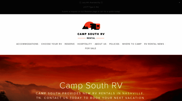 campsouthrv.com