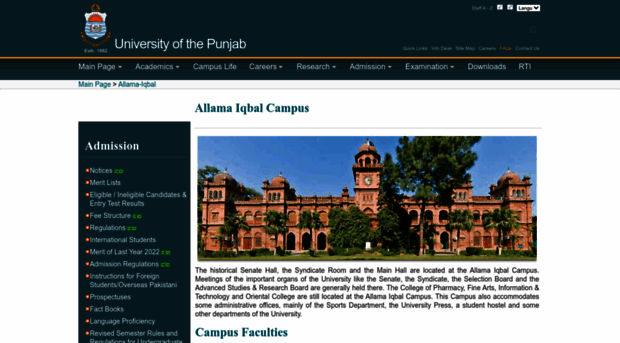 campus.allama-iqbal.pu.edu.pk