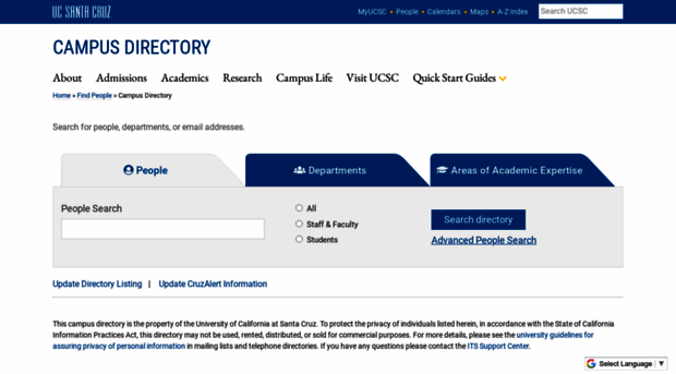 campusdirectory.ucsc.edu