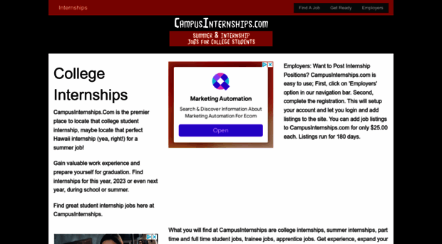 campusinternships.com