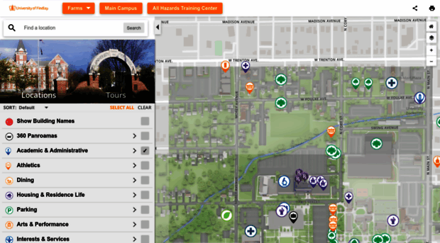 campusmap.findlay.edu