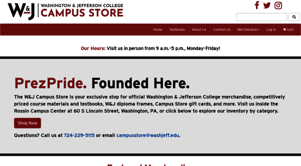 campusstore.washjeff.edu