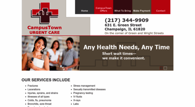 campustownurgentcare.com