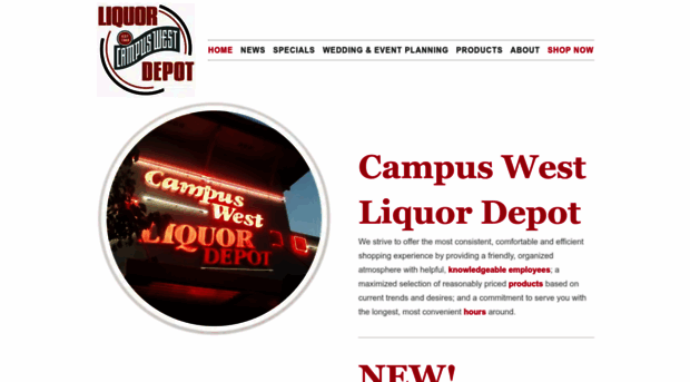 campuswestliquors.com