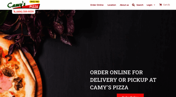 camyspizzasurrey.com