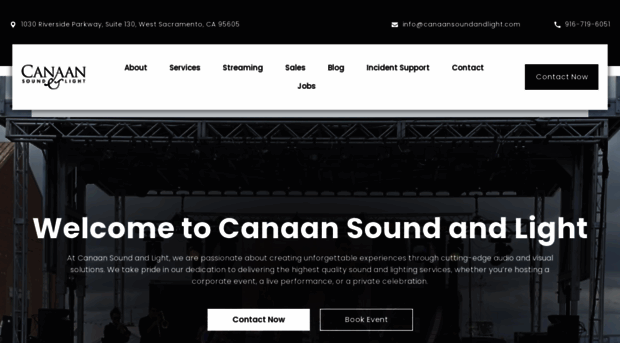 canaansoundandlight.com