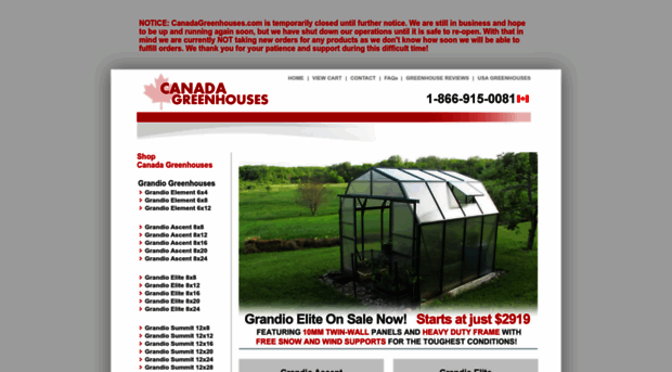 canadagreenhouses.com