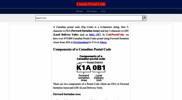 canadapostalcode.org