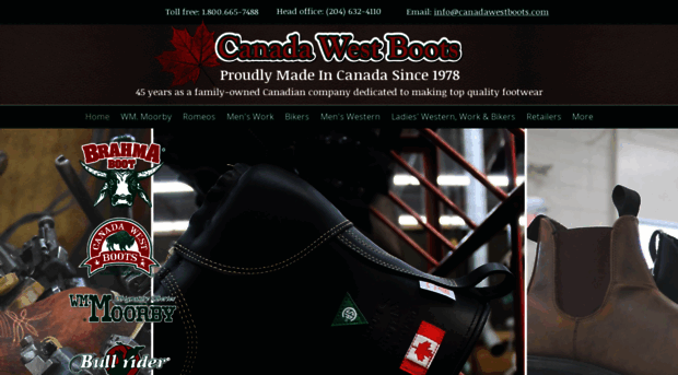 canadawestboots.com