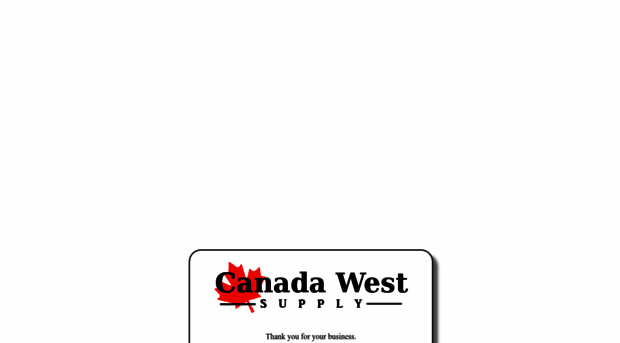 canadawestsupply.com