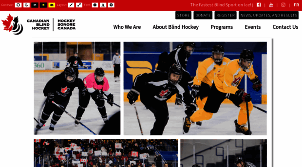 canadianblindhockey.com