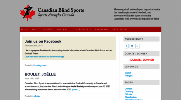 canadianblindsports.ca